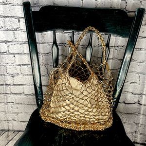 Topshop net mesh, not just a tote beach bag, very cute and stylish 👜